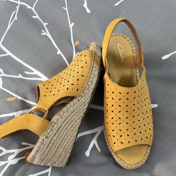 Clarks mule Espadrelle pump - Picture 2 of 6